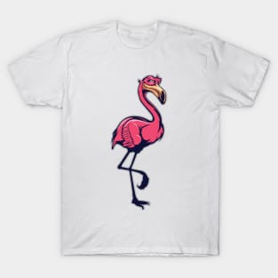 Cute Pink Flamingo T-Shirt